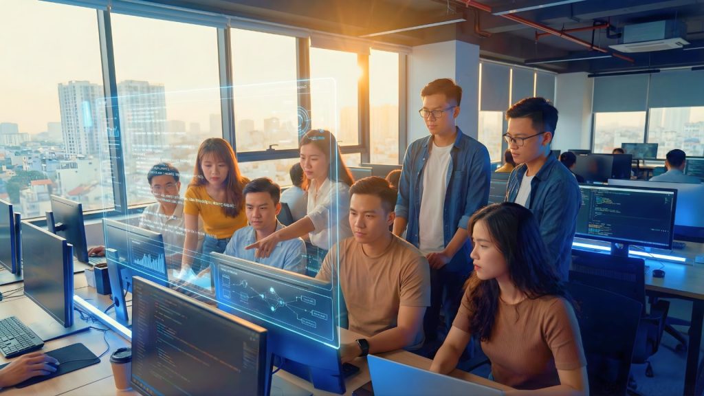 Đội ngũ kỹ sư Sunshine Software tại Việt Nam – IT Outsourcing 2026