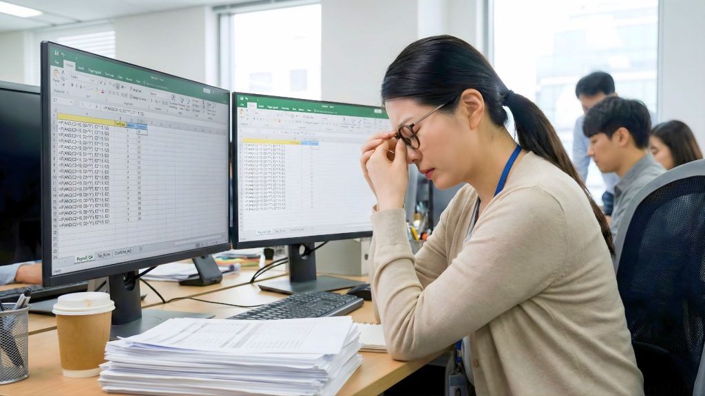 HR phải xử lý bảng lương phức tạp bằng Excel vì HRM SaaS không hỗ trợ đầy đủ.